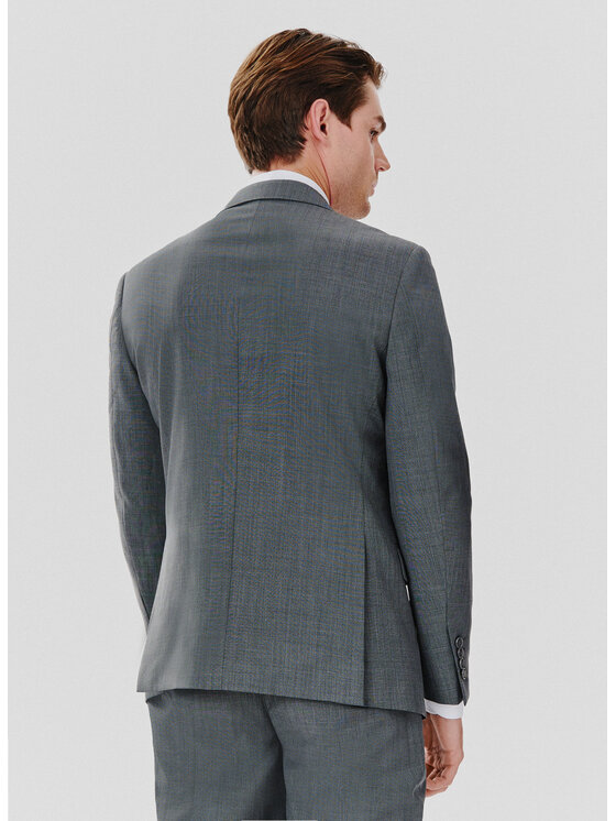 Pako Lorente Pako Lorente Garnitur P24WP-4G-007 Szary Super Slim Fit
