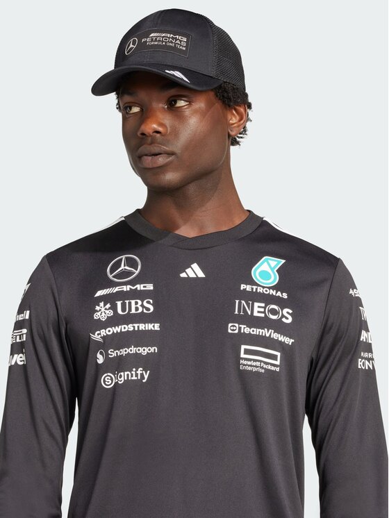 adidas adidas Longsleeve 148145 Czarny Slim Fit