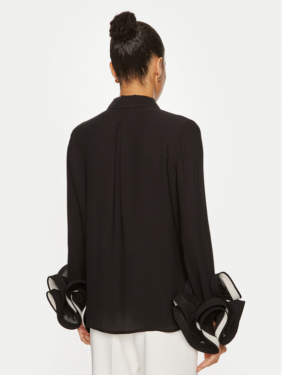 Elisabetta Franchi Elisabetta Franchi Srajca CA-T9-647E2-V490 Črna Regular Fit