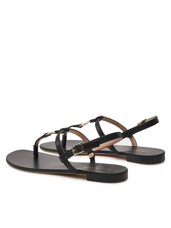 TWINSET TWINSET Sandalen 241TCT100 Schwarz