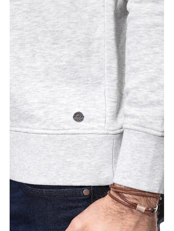 Mustang Mustang Felpa BASIC CREWNECK Grigio Regular Fit