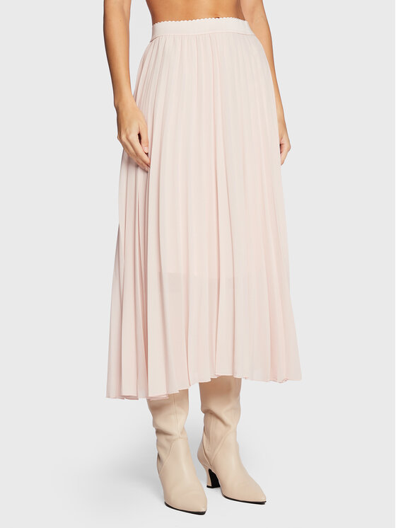 NAF NAF Plisirano krilo Plissee DNJ6Z Roza Regular Fit