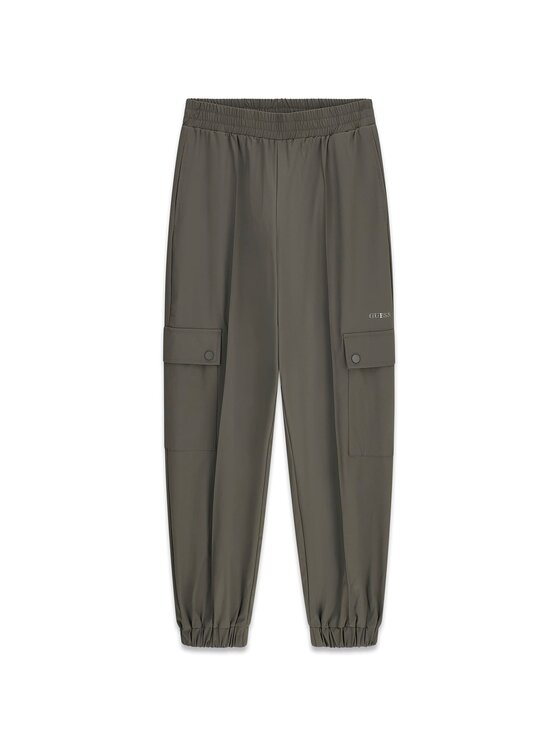 Guess Guess Spodnie materiałowe 183866 Szary Slim Fit