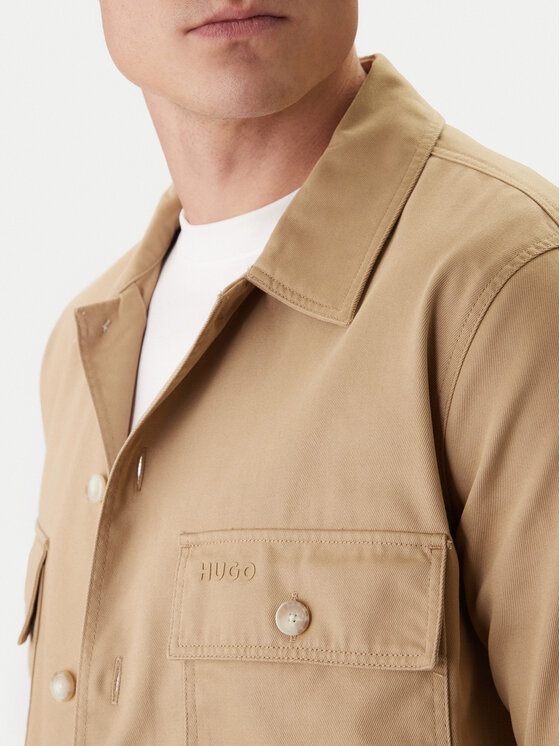 HUGO HUGO Krekls Epoldo 50545383 Bēšs Oversize