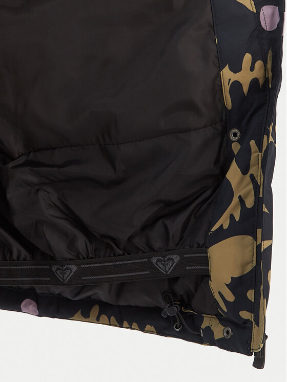 Roxy Roxy Slēpošanas jaka Snow Winter Rebel ERJTJ03545 Melns Regular Fit