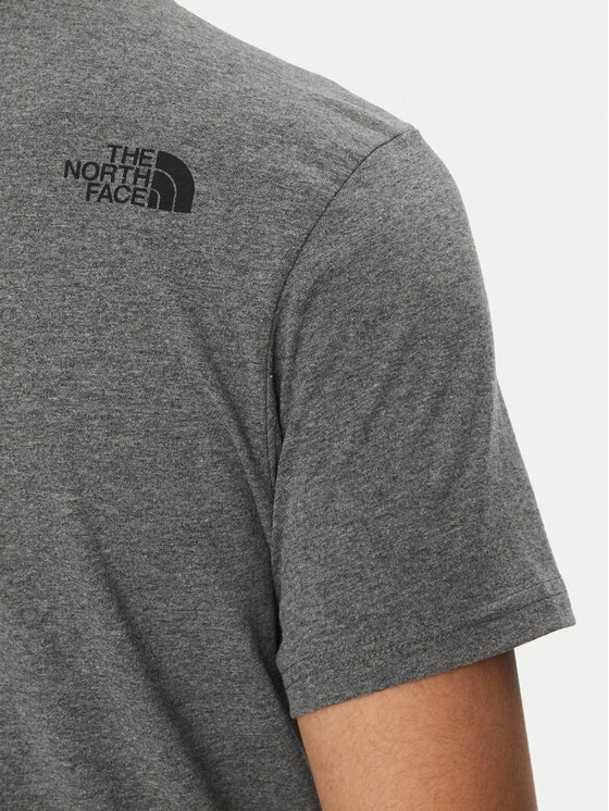 The North Face The North Face T-Shirt Simple Dome Tee NF0A2TX5 Szary Regular Fit