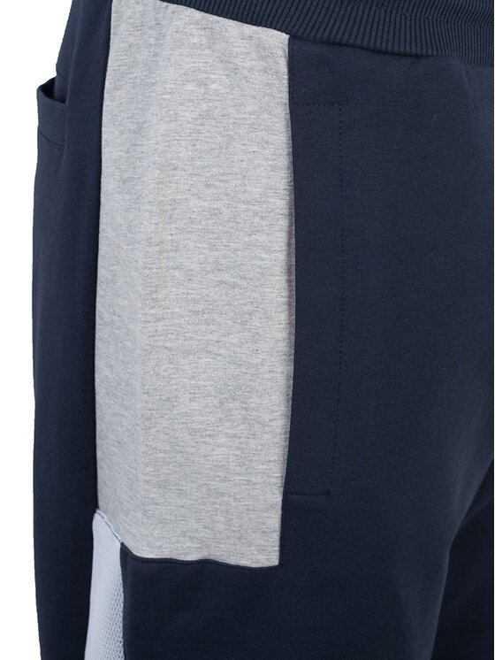 Bikkembergs Bikkembergs Kalhoty z materiálu C 1 44S GS E B054 Tmavomodrá Slim Fit