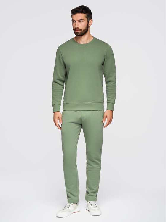 Ombre Ombre Komplet dresowy Z122 Zielony Regular Fit