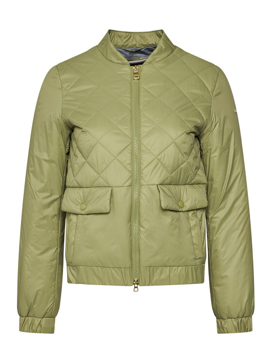 Geox Prechodná bunda Amabel W5520F T3132 F3275 Zelená Regular Fit