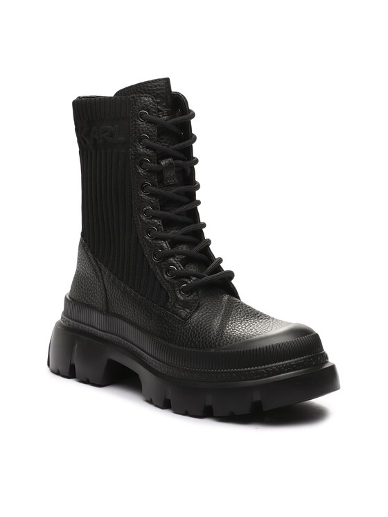 KARL LAGERFELD KARL LAGERFELD Schnürstiefeletten KL43573 Schwarz