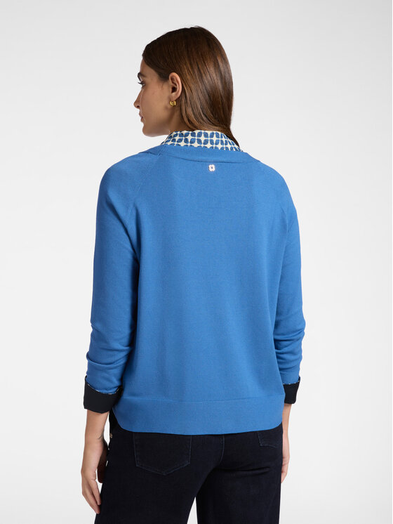Elena Mirò Elena Mirò Sweter M525Z400547N024 Niebieski Regular Fit