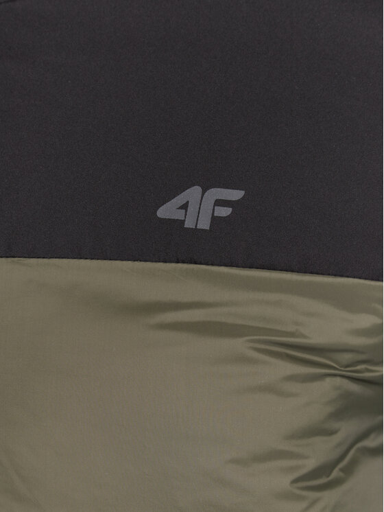 4F 4F Зимова куртка H4Z22-KUMP005 Зелений Regular Fit