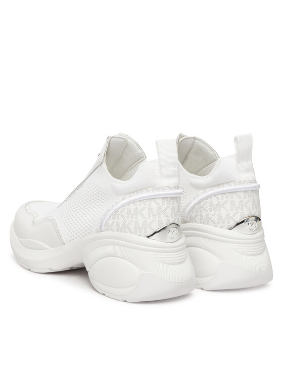MICHAEL Michael Kors MICHAEL Michael Kors Sneakers Zuma Mixed-Media Trainer 43F5ZUFP3L Alb