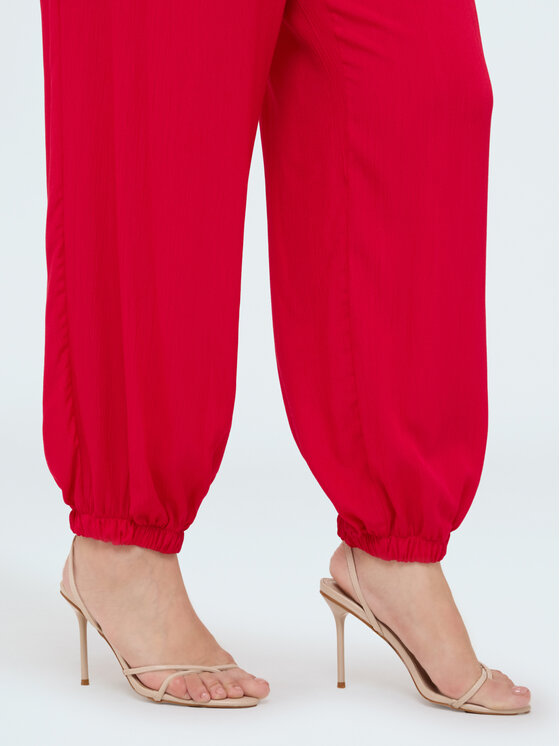 Fiorella Rubino Fiorella Rubino Pantaloni di tessuto P020L002567N016 Rosso Regular Fit