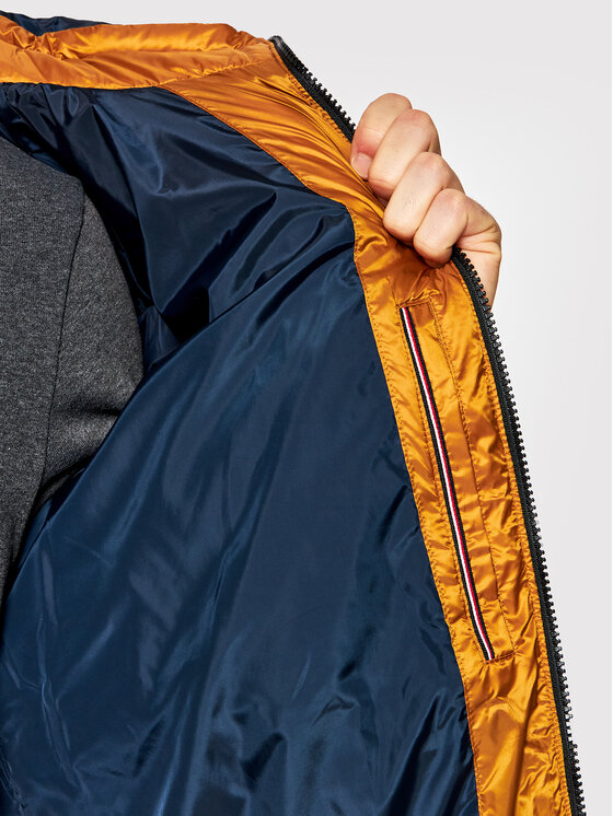 Tommy Hilfiger Tommy Hilfiger Demisezoninė striukė Diamond Quilter MW0MW19617 Auksinė Regular Fit