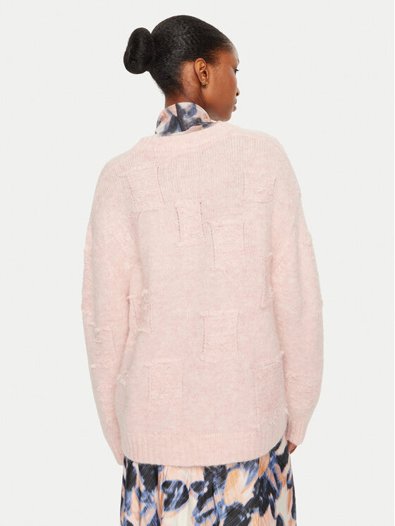 Munthe Munthe Sweater Taccu 243160724373 Rózsaszín Loose Fit