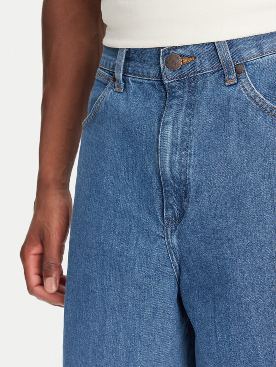 Wrangler Wrangler Džínsové šortky Jort 112362509 Modrá Oversize