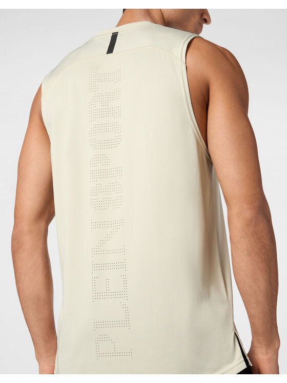 Plein Sport Plein Sport Tank top 22979 Szary Regular Fit