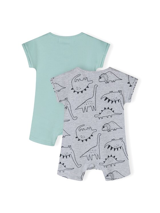 MINOTI MINOTI Komplet 2 par pajacy 24babypack25 Szary