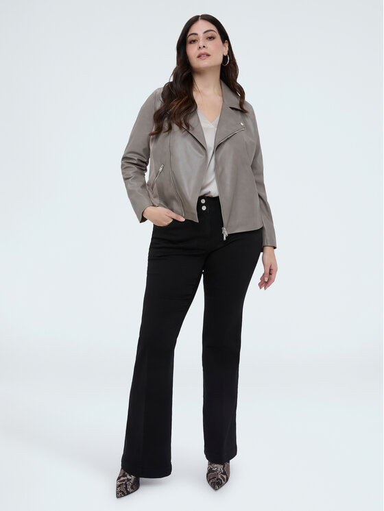 Fiorella Rubino Fiorella Rubino Jeansy P464T105158N033 Czarny Flare Fit