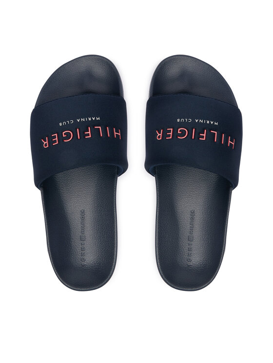 Tommy Hilfiger Tommy Hilfiger Ciabatte Hilifger Neoprene Pool Slide FM0FM05898 Blu scuro