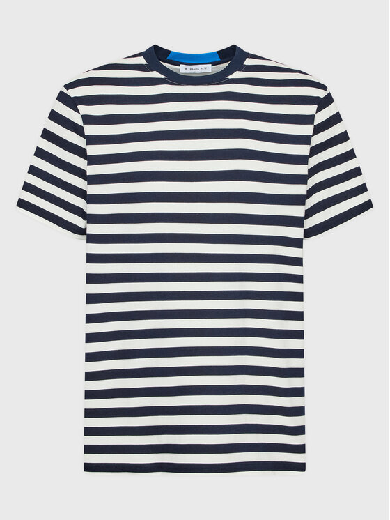 Manuel Ritz Manuel Ritz Majica 3432M554 233448 Mornarsko modra Regular Fit