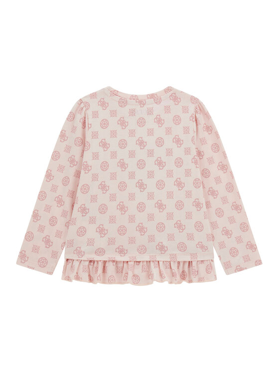 Guess Guess Bluse K5BI05 J1314 Rosa Regular Fit