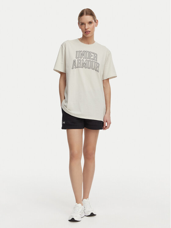 Under Armour Under Armour Sportovní kraťasy Rival Fleece Short 1382723-001 Černá Loose Fit