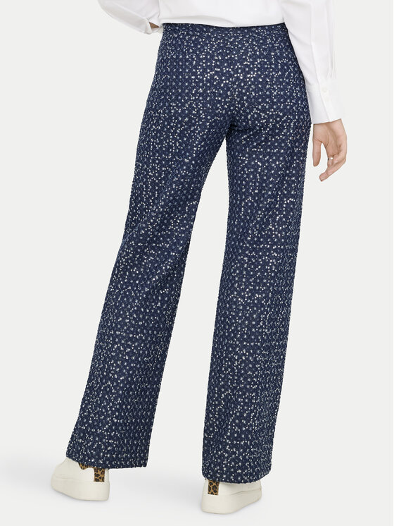 ONLY ONLY Szövet nadrág Evita 15362397 Sötétkék Wide Leg