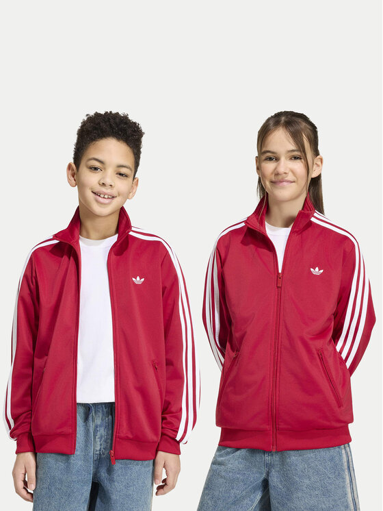 adidas Hanorac Firebird HZ6647 Roșu Loose Fit