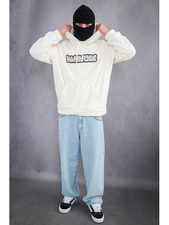Kamuflage Kamuflage Jeansy Way Too Big Niebieski Baggy Fit