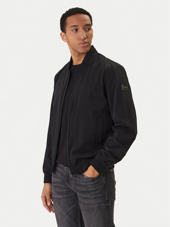Guess Guess Geacă bomber M6RL09 WJ362 Negru Regular Fit