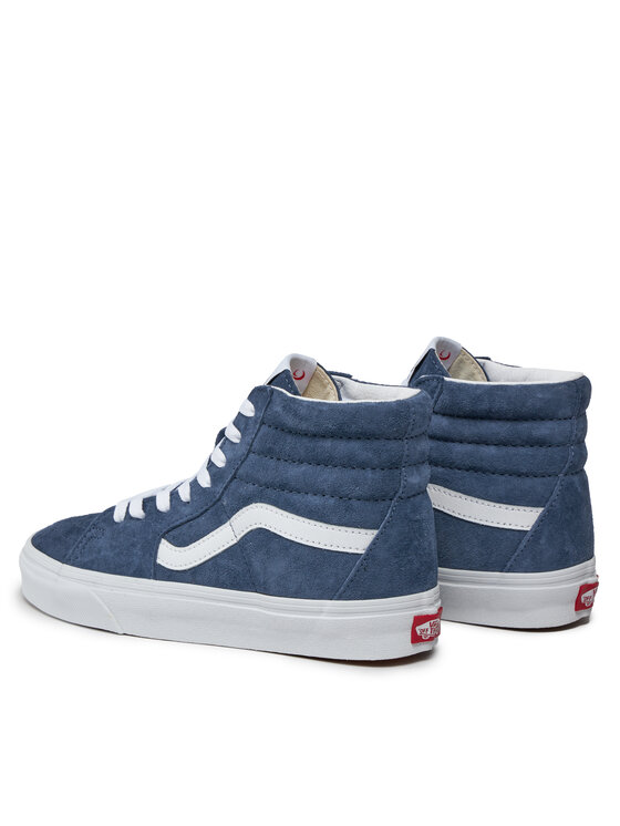 blue jean high top vans