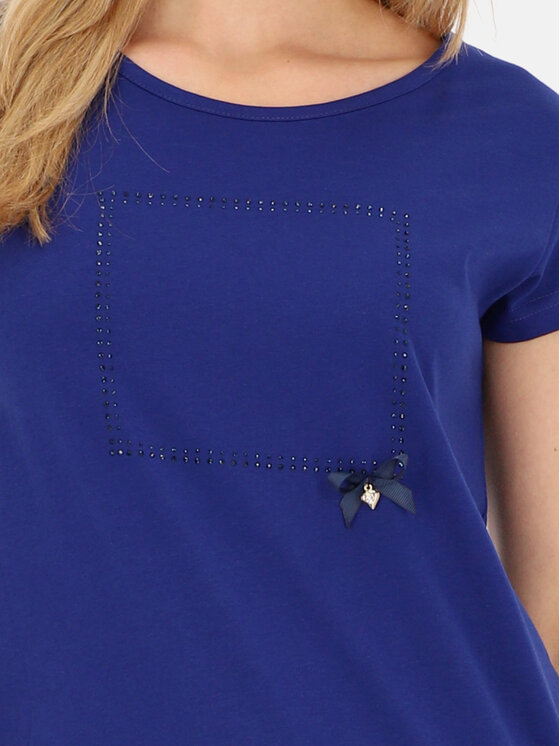 L’AF L’AF T-Shirt Lira Granatowy Regular Fit