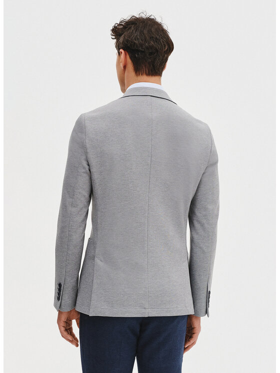Pako Lorente Pako Lorente Marynarka P25BN-3X-001 Szary Slim Fit