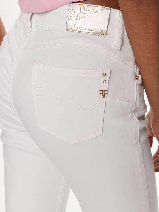 Fracomina Fracomina Jeansy FP24SV8040W61501 Biały Bootcut Fit