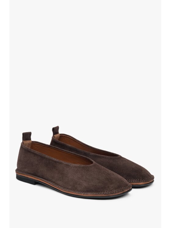 Estro Estro Ballerine ER00117363 Marrone