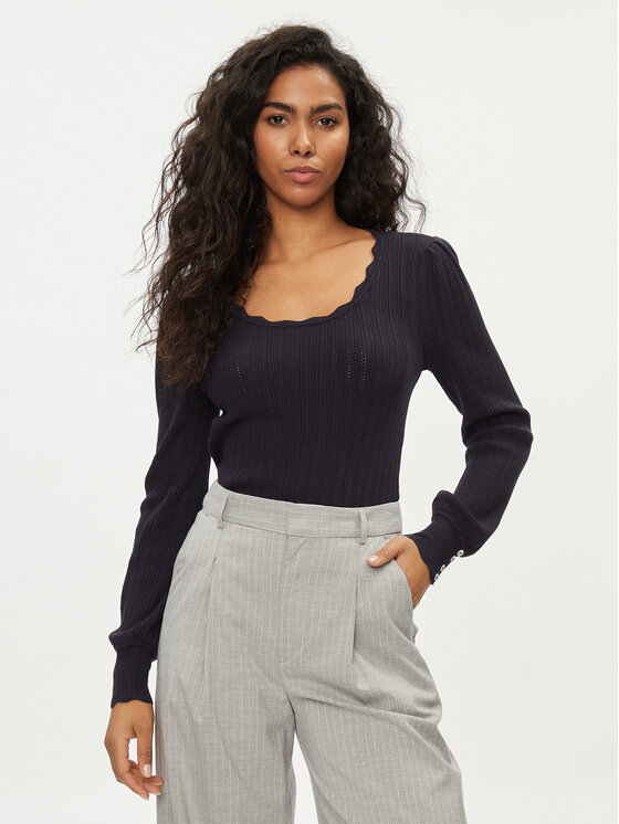 ONLY ONLY Svetr Meddi 15311544 Tmavomodrá Regular Fit