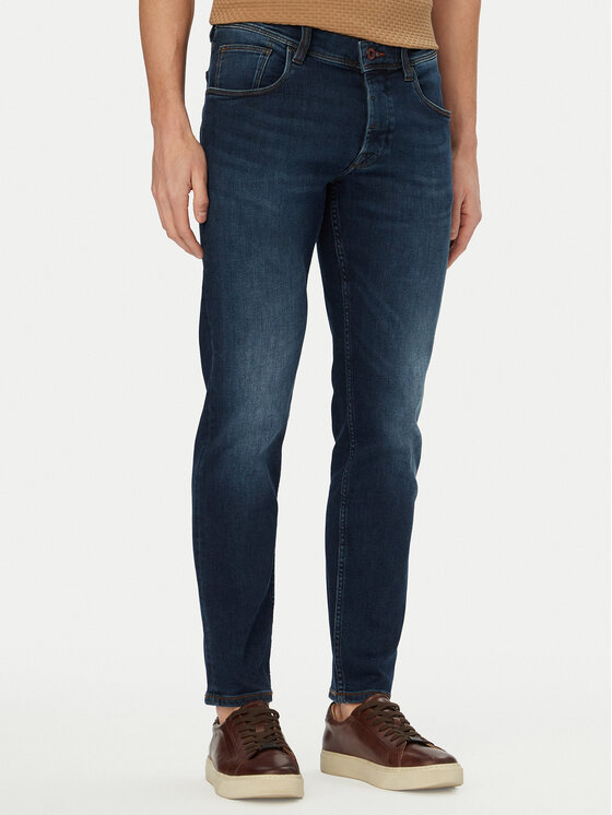 Bugatti Blugi 3108D-16671E Bleumarin Slim Fit