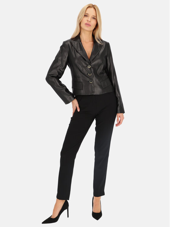 Potis & Verso Potis & Verso Marynarka Rado Czarny Regular Fit