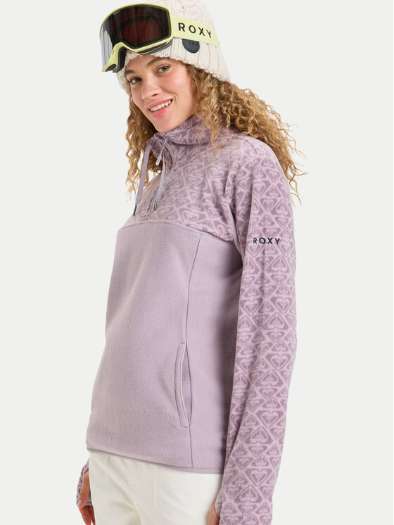 Roxy Roxy Polar Sayna Half Zip ERJFT04831 Violet Regular Fit