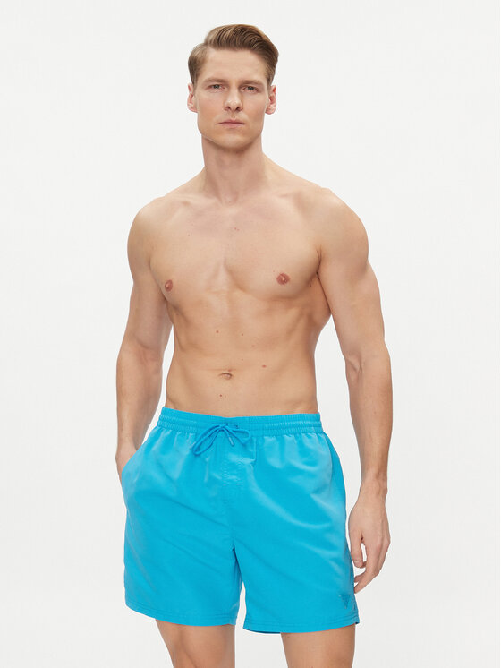 Guess Guess Badeshorts F4GT01 WG282 Blau Regular Fit