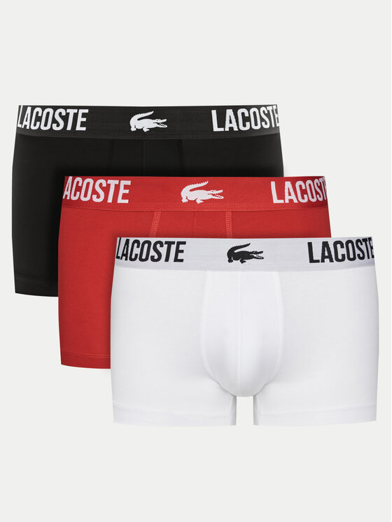 Komplet 3 par bokserek Lacoste