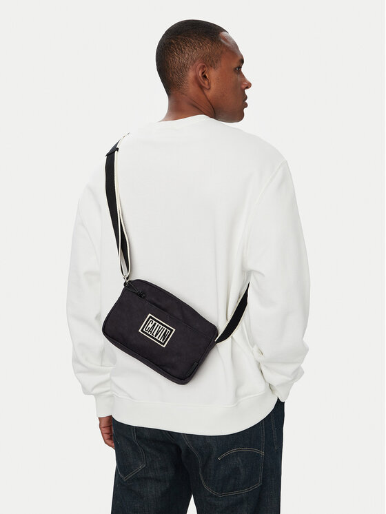 Calvin Klein Мъжка чантичка Ssnl Graphic Camera Bag LV04D3628G Черен