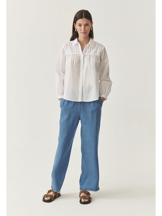 TATUUM Tatuum Koszula NEMY 1 Biały Loose Fit