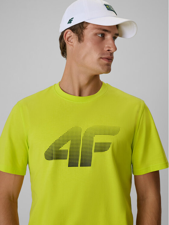 4F 4F T-Shirt COMMERCIAL Zielony Regular Fit