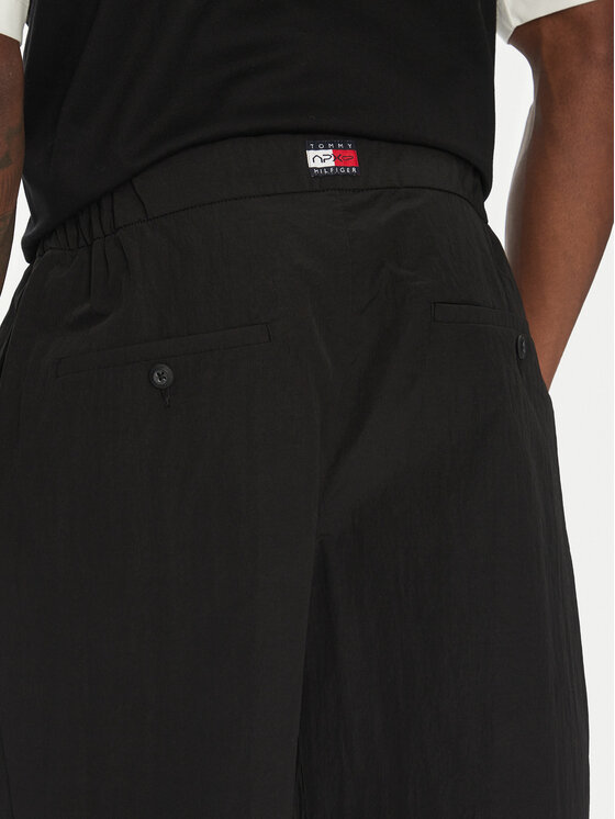 Tommy Hilfiger Tommy Hilfiger Sportske kratke hlače F1 Movie MW0MW42080 Crna Relaxed Fit