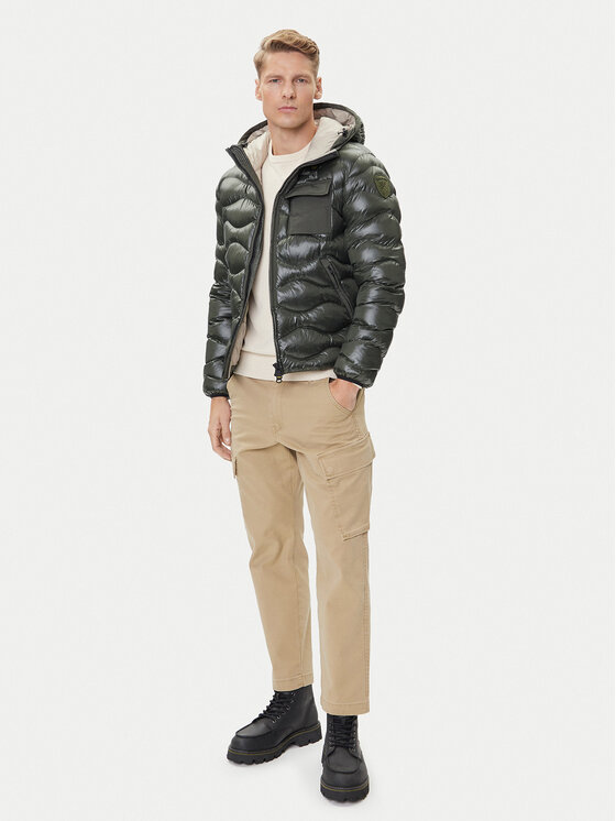 Blauer Blauer Μπουφάν μεταβατικό 25WBLUC02080 Πράσινο Regular Fit