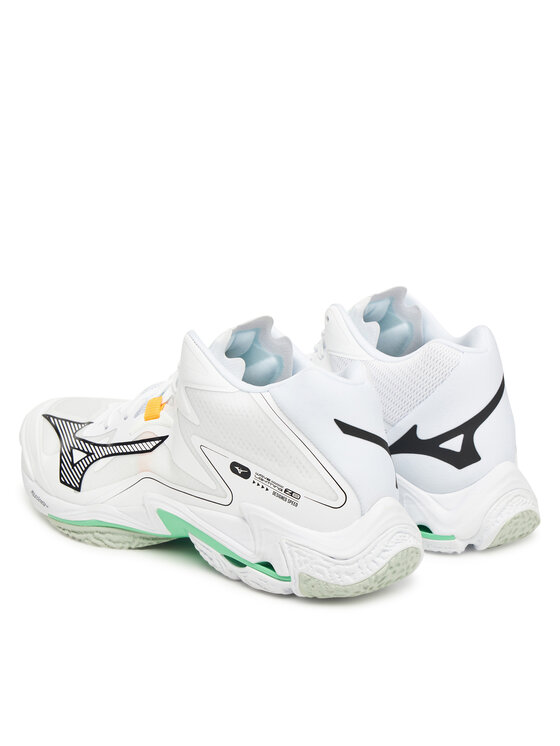Mizuno Mizuno Halové topánky Wave Lightning Z8 Mid V1GA2405 Biela