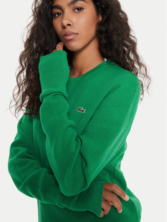 Lacoste Lacoste Džemper AF9551 Zelena Regular Fit